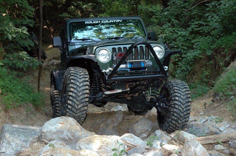 Jeep Wrangler Suspension Lift Kit - Rough Country - 6 Inch X-Series - '97-'06